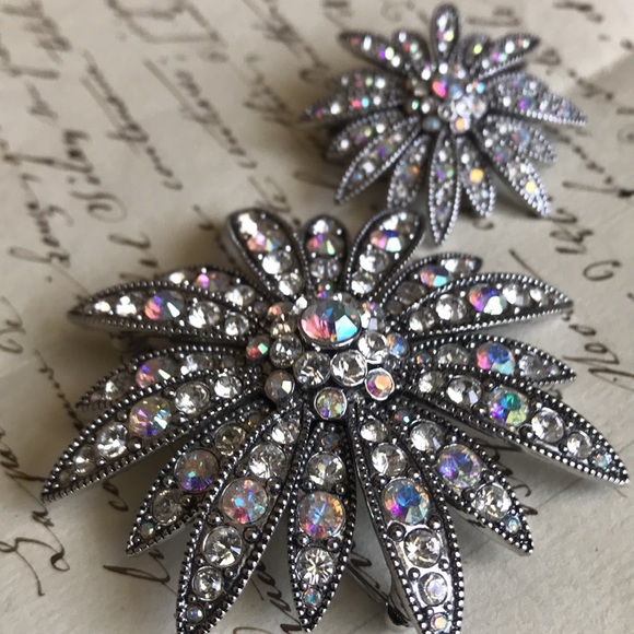 Vintage Joan Rivers Swarovski Rhinestone Scatterpin Brooches - Picture 3 of 8
